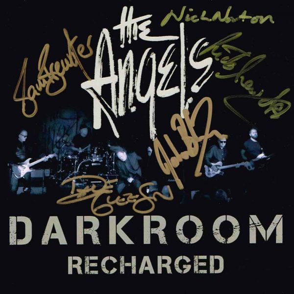 The Angels – Darkroom – Recharged – Album – Front Cover – Signed