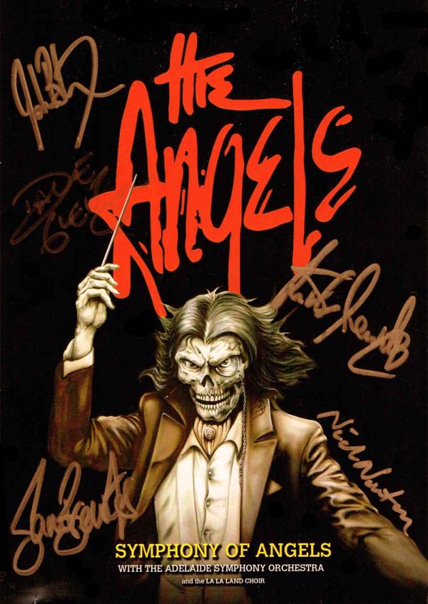 The Angels – Symphony Of Angels – DVD – Front Cover – Signed