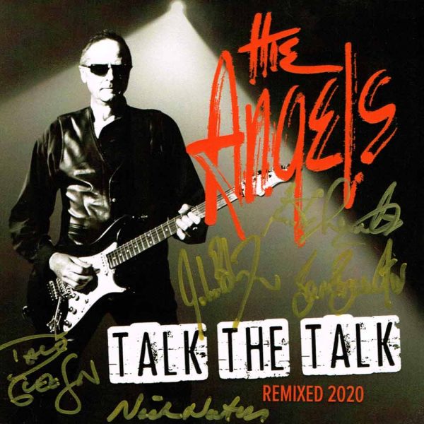 The Angels – Talk The Talk – Remixed 2020 – Album – Front Cover – Signed