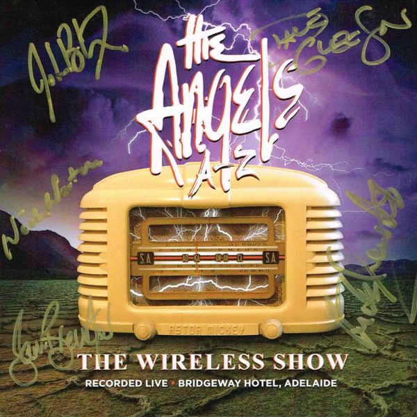 The Angels - The Wireless Show - CD - Front Cover - Signed