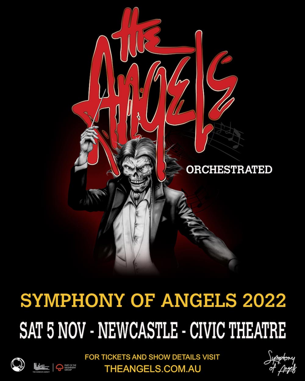 Symphony Of Angels - 2022 - Newcastle - Civic Theatre - Poster
