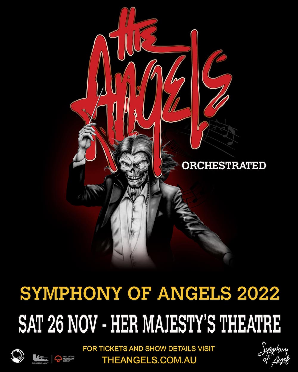 Symphony Of Angels - 2022 - Adelaide - Her Majesty's Theatre - Poster