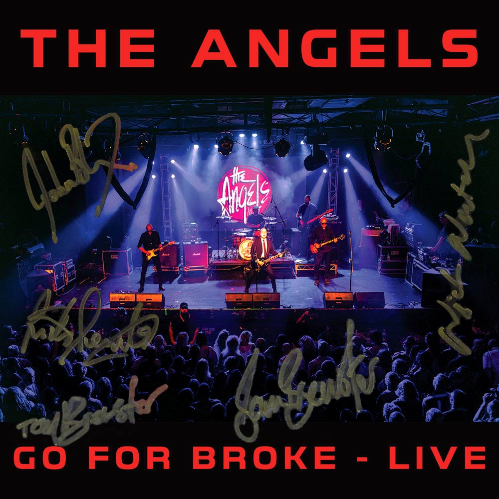 Go For Broke – CD <br/>Double Live Album<br/>Signed Copy – The Angels
