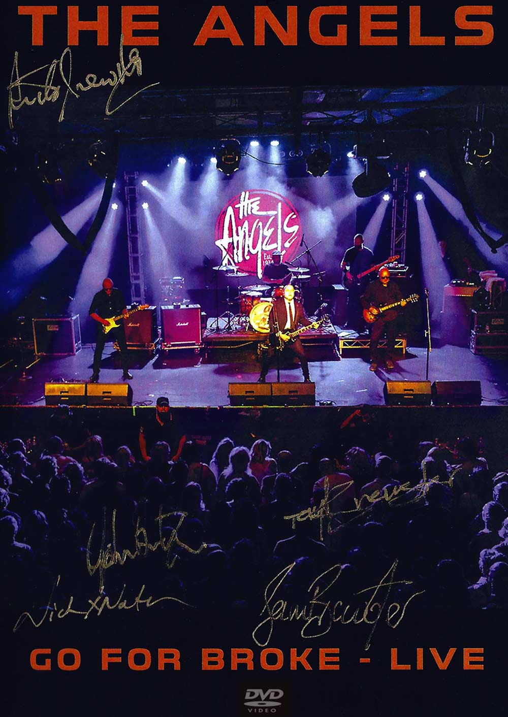 Go For Broke – Live – DVD <br/>Signed Copy – The Angels Go For Broke – Live – DVD <br/>Signed Copy – The Angels